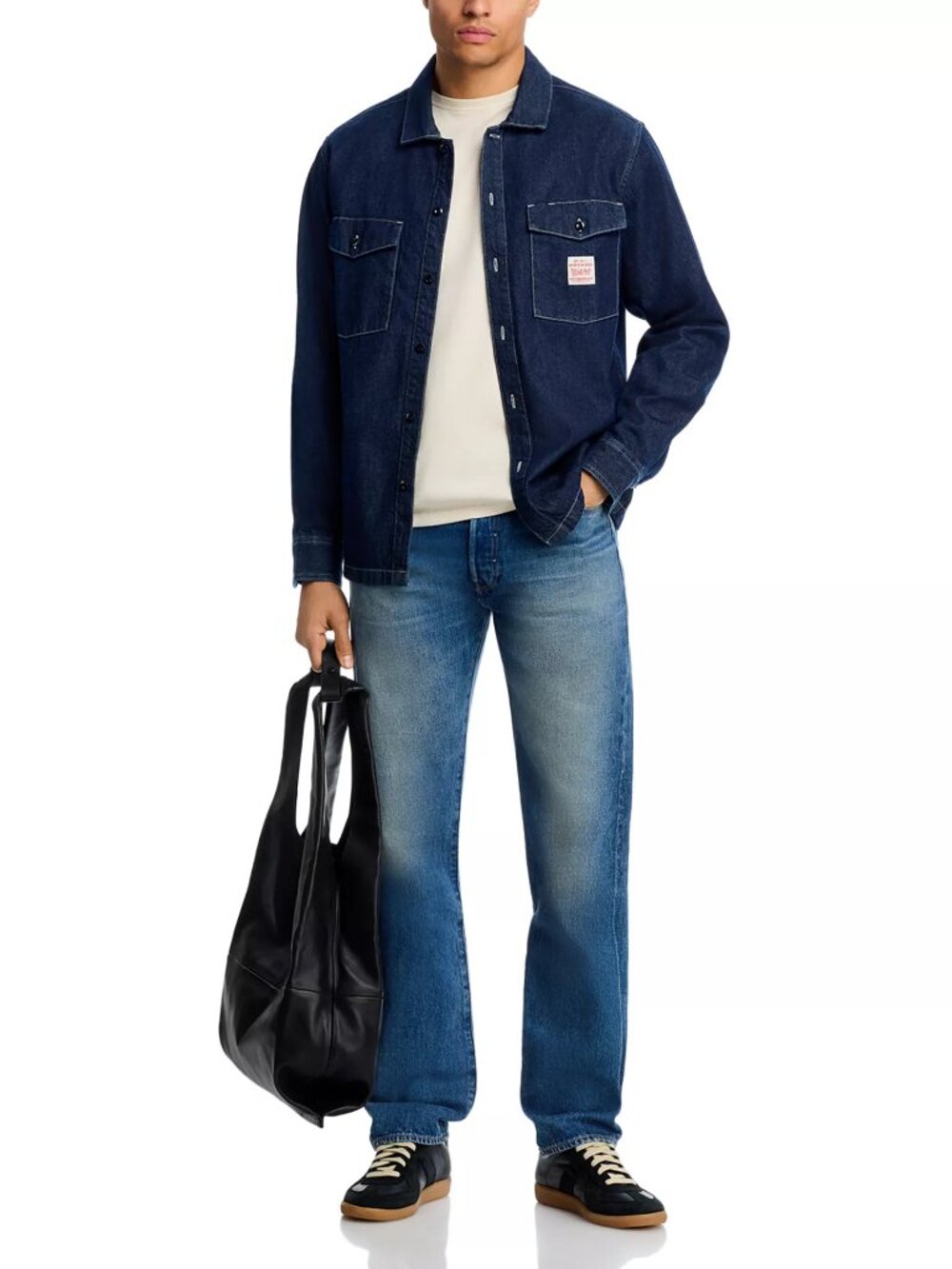 Levis Worker Shirt Dark Denim Sz XL NWT